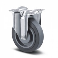 Pevné prístrojové koleso šedé supratech s uchytením doštičkou (3 modely)