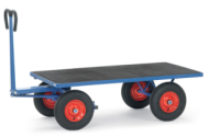 Ručný valníkový vozík s pneumatickými kolesami a ťažným okom 6403LZ, 6404LZ, 6405LZ, 6406LZ (4 modely)