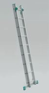 Rebrík dvojdielny univerzány Eurostyl s úpravou na schody 7709