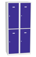 Šatníková skrinka s delenými dverami A8242