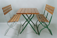 Záhradný set -  2x lavička Berta, 1x stôl Klasik