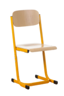 Žiacka stolička Junior výškovo nastaviteľná veľkosť 3-4