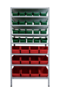 Regál s plastovými boxmi podľa vlastného výberu N84070