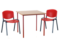 Žiacky jedálenský set - 2 x stolička, 1 x stôl (3 modely)