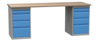 Dielenský stôl s podstavným kontajnerom SD21734 2100 mm