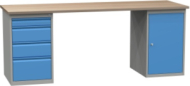 Dielenský stôl s podstavným kontajnerom SD42135 2100 mm