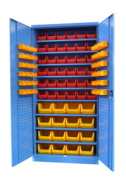 Dielenské skrine Kovos s plastovými boxami SPZ_11 (8 modelov)