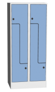 Šatníková skrinka s HPL dverami typ SZS 42AH