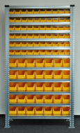 Regál s plastovými boxy 877851009 (7 modelov)