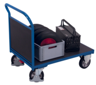 Plošinový vozík s jednou bočnicou s nosnosťou 1000 kg sw-700.182 (4 modely)