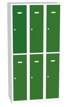Šatníková skrinka s delenými dverami A8332