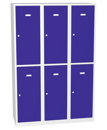 Šatníková skrinka s delenými dverami A8342 - 1