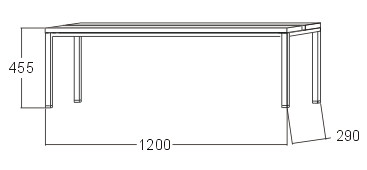 Šatňová lavica A6270 - šírka 1200 mm - 2