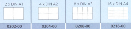 Vnútorné delenie výkresových skríň CP A0 na 16x A4 - 2