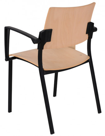 Konferenčná stolička Square drevo - 9
