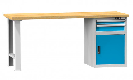 Dielenské stoly série D, šírka 2000, hĺbka 700 alebo 800, výška 880 alebo 890 mm (6 modelov)