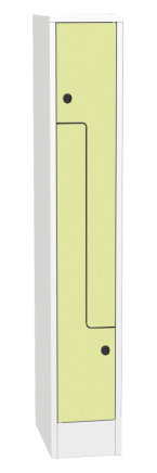 Šatníková skrinka s HPL dverami typ SZS 31AH - 3