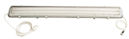 Dvojtrubicové LED svietidlo s vypínačom 18W