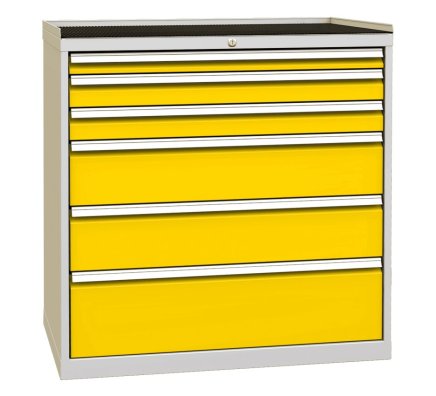 Zásuvková dielenská skriňa DPO 07B - 3