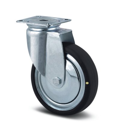 Elektricky vodivé koleso s ø 100 mm s uchytením doštičkou