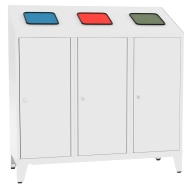 Odpadkový trojkôš na triedený odpad MPO 03k