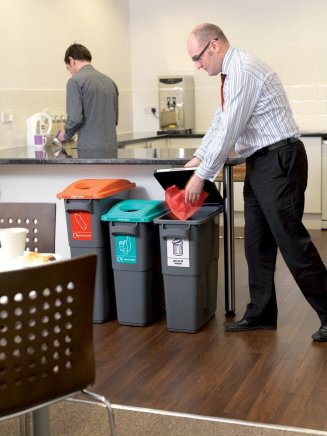 EcoSort nádoba na triedenie odpadu v interiéri - objem 87 l - 3