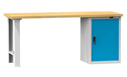 Dielenské stoly série C, šírka 2500, hĺbka 700 alebo 800, výška 880 alebo 890 mm (6 modelov)