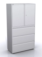 Skriňa s dverami a zásuvkami SYC10/30D/3