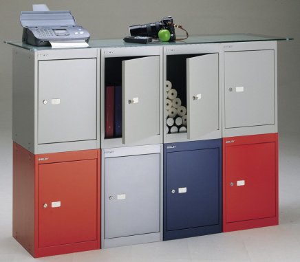 Šatňová skriňa kovová Bisley CLK 121C - nadstavec - 2