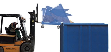 Výklopný pojazdný vozík pre objemný materiál sw-600.004 - 2