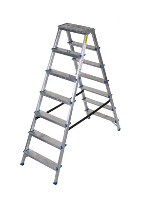 Hliníkové schodíky obojstranné DR(150)ALDD-7