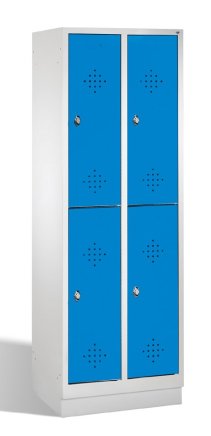 Šatňová skriňa kovová půlená na sokliCP 8320-20 - 3