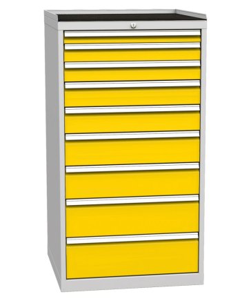 Zásuvková dielenská skriňa DPO 05E - 3