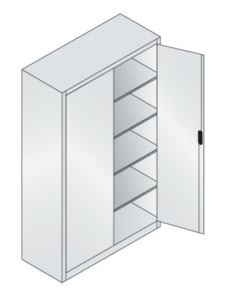 Dielenská skrinka CP 8931-00 - 6