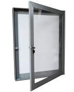 Jednokrídlová jednostranná vitrína H40 - 10 x A4