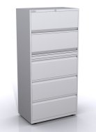 Skriňa so sklopnými dverami a zásuvkami SYC08/50/2/3