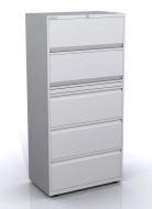 Skriňa so sklopnými dverami a zásuvkami SYC08/50/2/3