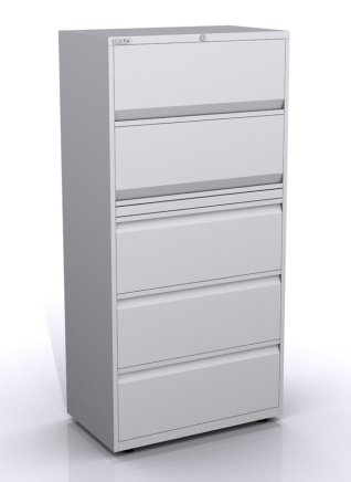 Skriňa so sklopnými dverami a zásuvkami SYC08/50/2/3