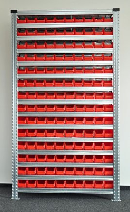 Regál s plastovými boxmi 877851019_VAR_3