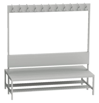 Šatňová lavica LAV 15V2 - šírka 1500 mm