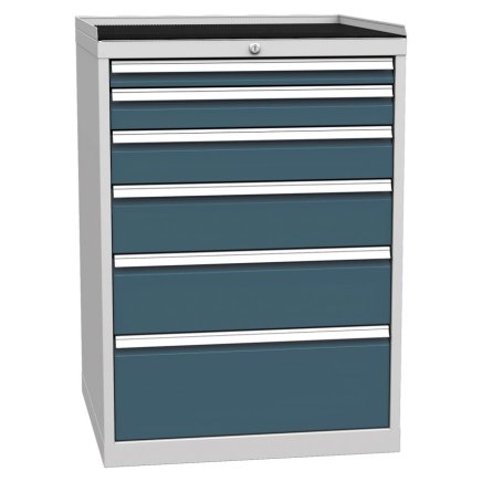 Zásuvková dielenská skriňa DPO 01F - 6