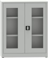 Spisová skriňa kovová s presklenými dverami plexisklom C2973H1