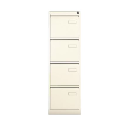 Kartotéka A4 - kovová kartotéka štvorzásuvková Bisley IPCCA14 krémová (av6, RAL 1013)
