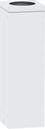 Hranatý odpadkový kôš s odnímacím vekom 2821 - 5