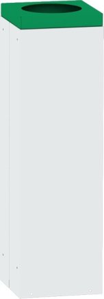 Hranatý odpadkový kôš s odnímacím vekom 2821 - 4