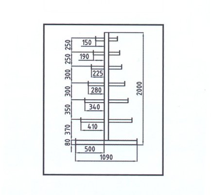 Stromčekový regál obojstranný (4 modely) - 1