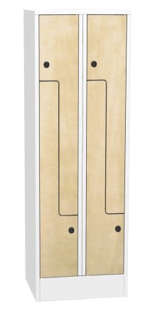 Šatníková skrinka s lamino dverami typ SZS 32AL - 4