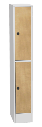 Šatníková skrinka s lamino dverami typ SHS 31BL - 2