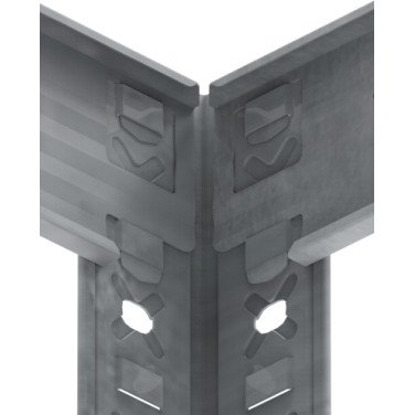 Kovona Bezskrutkový regál 150 kg s lamino policami typ N285Z1 pozink - 2