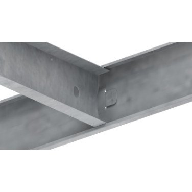 Kovona Bezskrutkový regál 150 kg s lamino policami typ N285Z1 pozink - 4